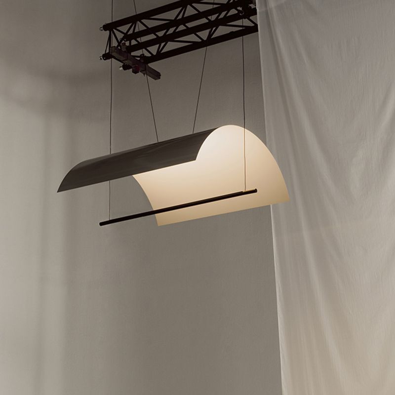 Restruction de lampes suspendues de l'île moderne Restaurant des luminaires suspendus avec de l'ombre en métal