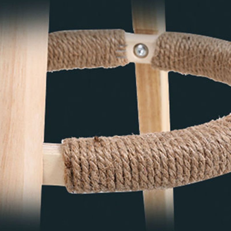Backorst moderno sgabello da bar in legno con bancone rotabile con cuscino e pedale