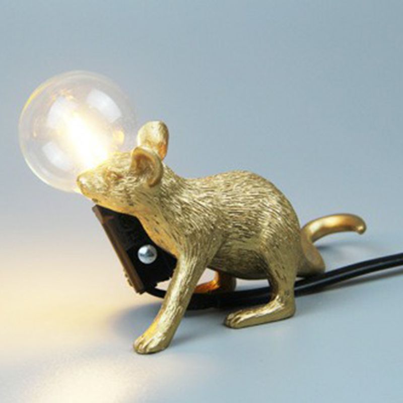 Lampada da letto per lampadina per lampadina per lampadina nuda decorativa con base per mouse