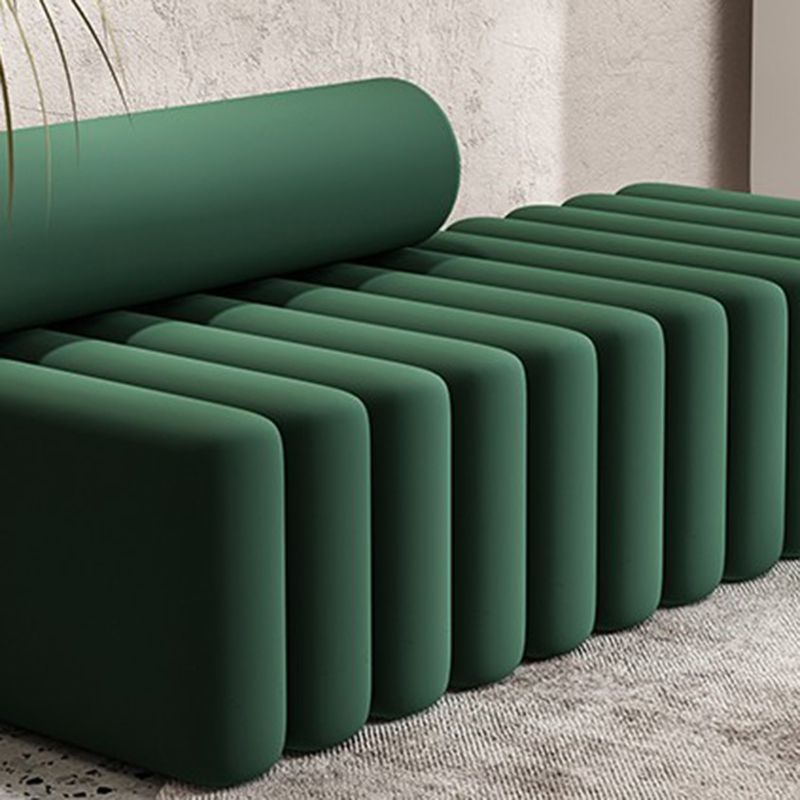 Velvet Standard Sofa Contemporary Armless Sofa for Living Room