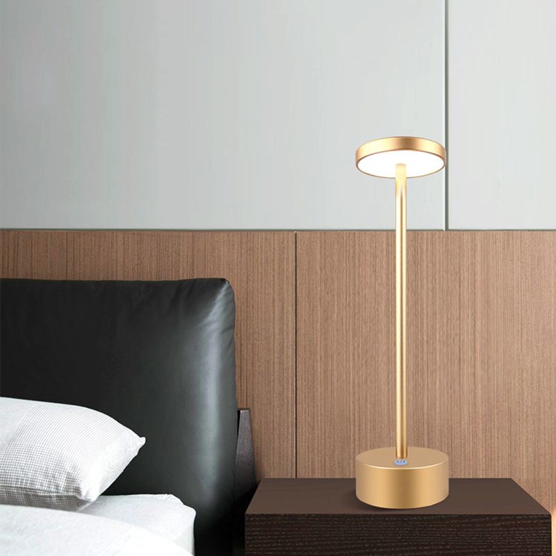 Aluminium tafellamp Moderne stijl Single licht LED -tafellicht voor slaapkamer
