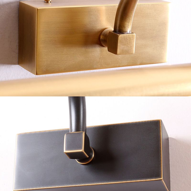 Lámparas de pared LED geométricas de estilo moderno metal 1 luces de montura de pared de espejo de 1 luces