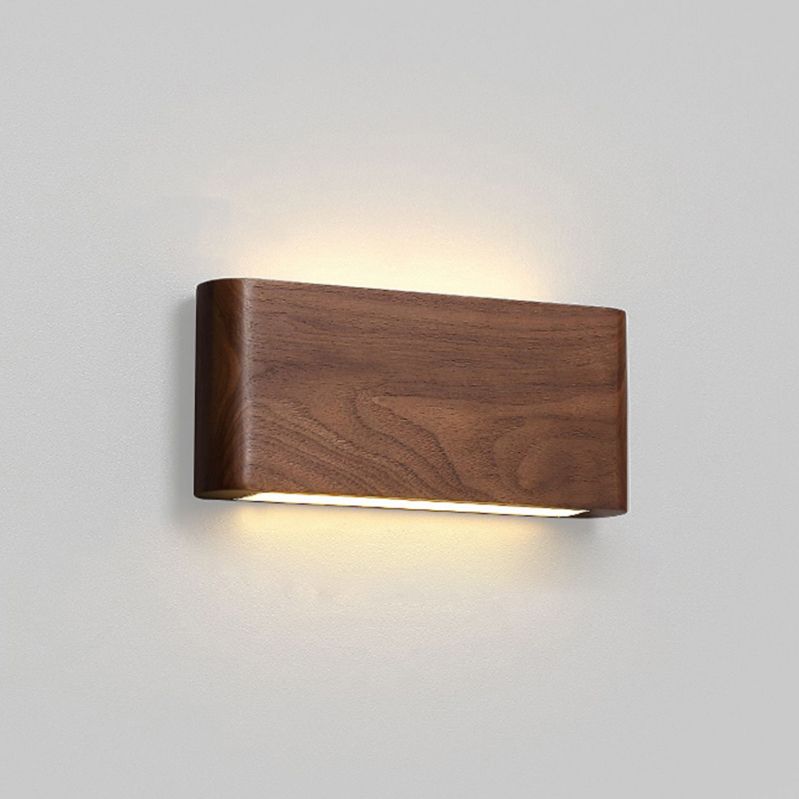 Modern Metal Wall Sconce Linear Shape Wall Light with PC Shade for Bedroom