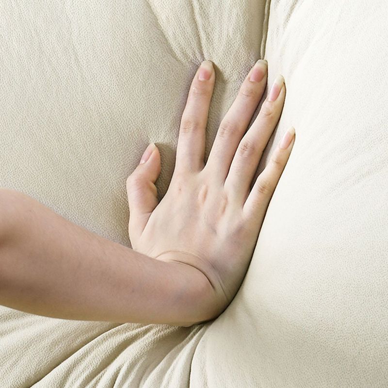 66" Wide Glam Sectional Sofa Leather L-Shape Stain-Resistant Sectionals