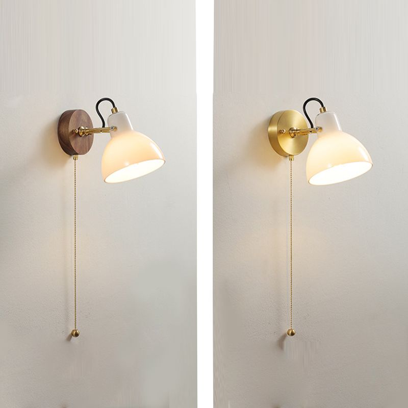 Dome Shape Sconce Light Fixture Modern Style Wall Sconce Lighting for Living Room