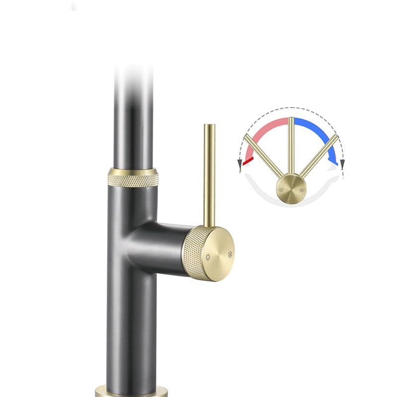 Touch Sensor Kitchen Faucet Swivel Spout with Pull Down Sprayer