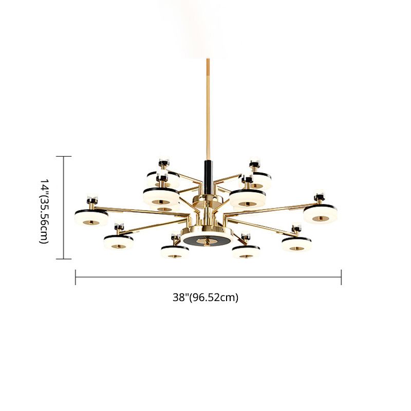 2 Bulbs Quantity Optional Modern Chandelier Pendant Light for Living Room Dining Room