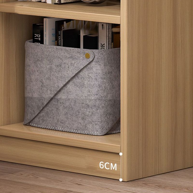 Urban Closed Back Shelf Bookcase Engineered Wood Book Shelf for Study Room