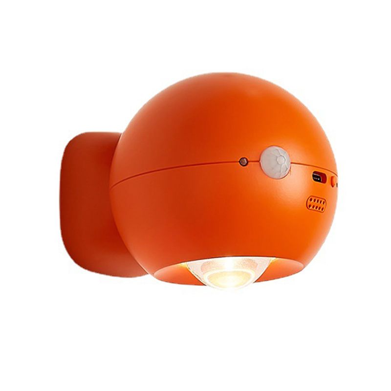 Modernism Single Polished Wall Mounted Sconce Metal Wall Light for Bedroom