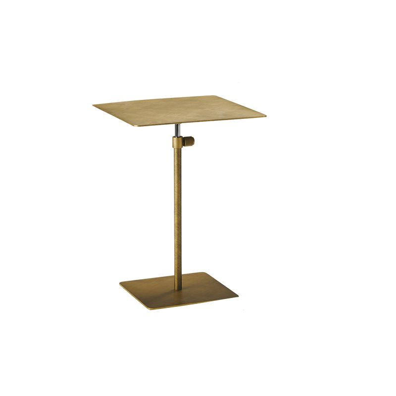 Stainless Steel Pedestal Cocktail Table Round/ Square Top Coffee Table