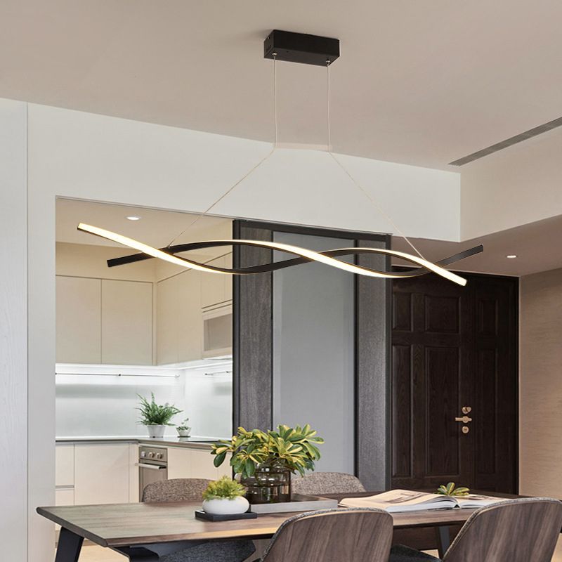 Contemporary Style Island Light LED Pendant Light Fixtures for Living Room Coffee Shop