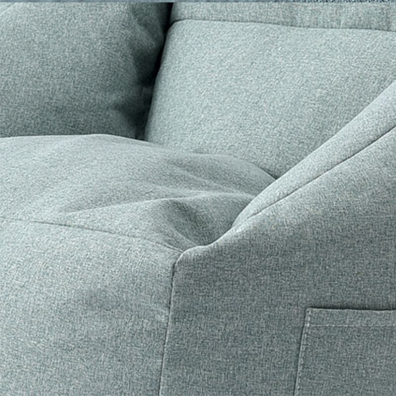 Linen Barrel Accent Chair 25.98" L x 25.98" W x 27.55" H Washable Chair with Storage