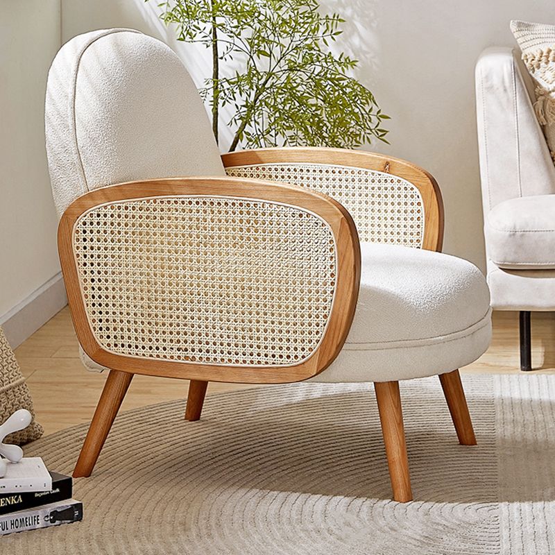 31,49 "H Square Solid Colore Solid Fleece Legno di divano rattan per appartamento