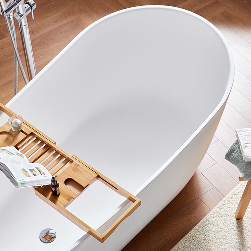 Stone Soaking Bathtub Antique Finish Single Slipper Bath Tub
