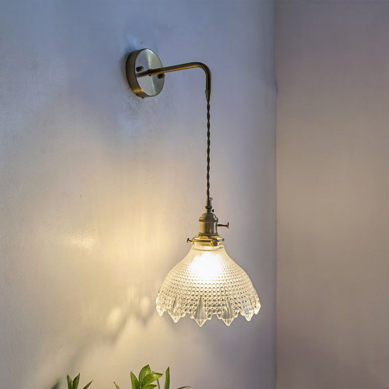 Postmodern Wall Light Sconce Colorful Glass Wall Light Fixture for Bedroom