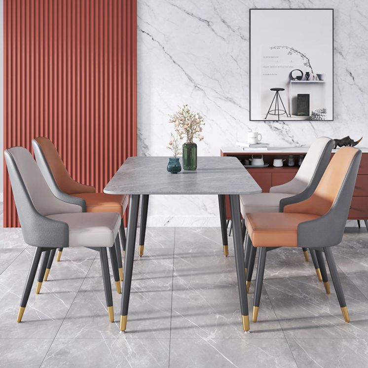 Contemporary Parsons Dining Chair Upholstered Side Chair for Dining Room