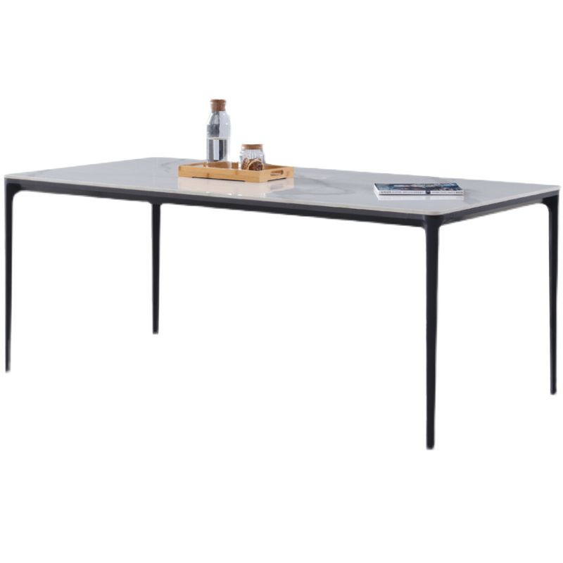 Sintered Stone Dining Table Set 1/4/5 Pcs Modern Dining Wingback Chairs