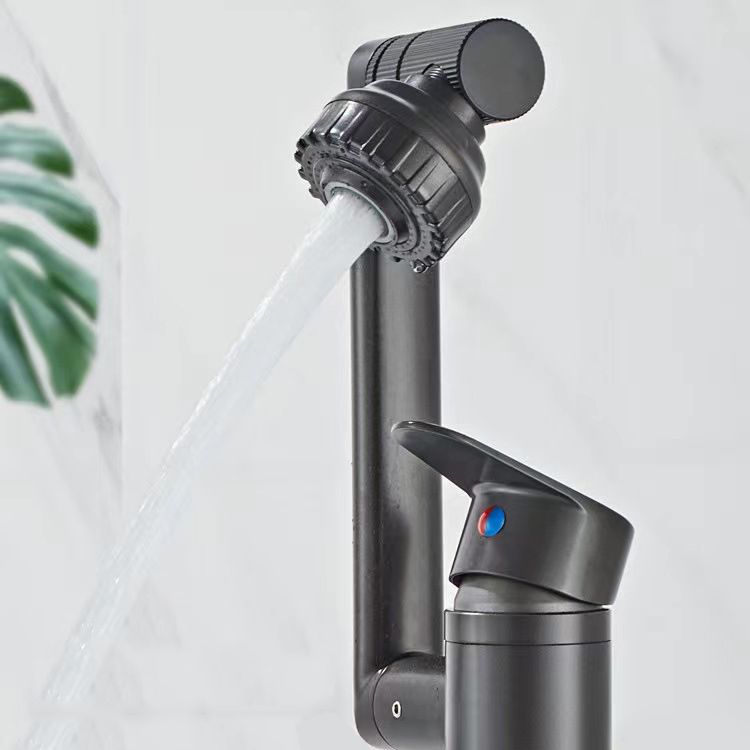 Vessel Sink Faucet Glam Style Single Lever Handle Faucet for Bathroom