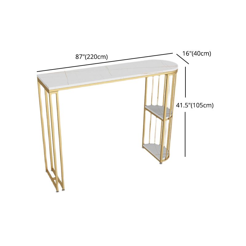 Nordic Style Dining Sintered Stone Table Bar Counter Table for Home