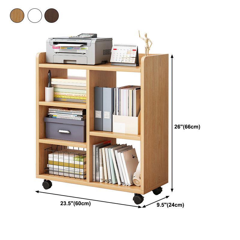 Scandinavian Shelf Bookcase Open Back Bookcase for Home Office