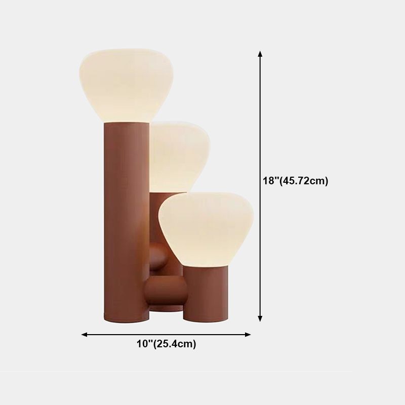 Multi Lights Geometric Night Table Lamps Modern Style Glass Table Lamp