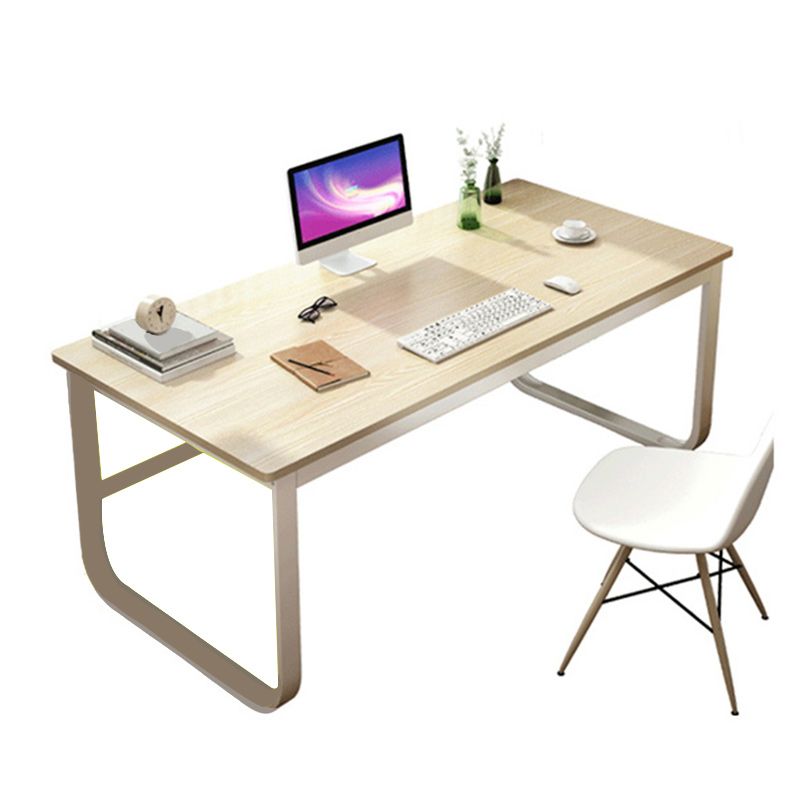 Industrial Office Desk Five-Tone Color   Rectangular Modern Writing Desk