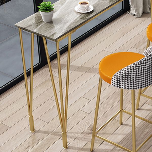 Table de salle à manger du bar à barre au rectangle