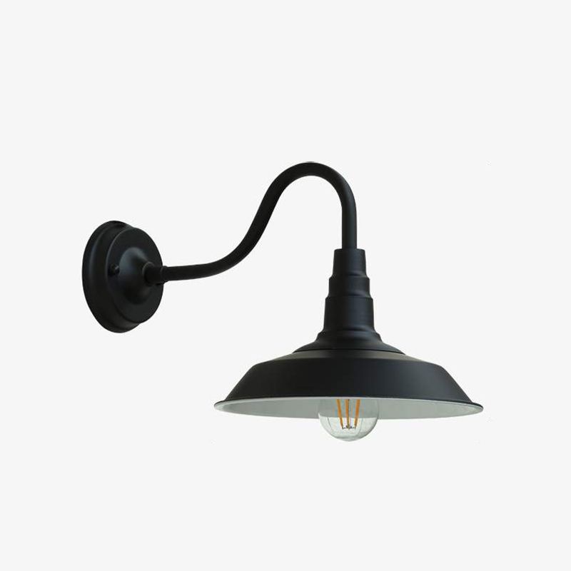 1 Light Metal Geometric Shade Wall Lighting Industrial Style Wall Mounted Light Fixture