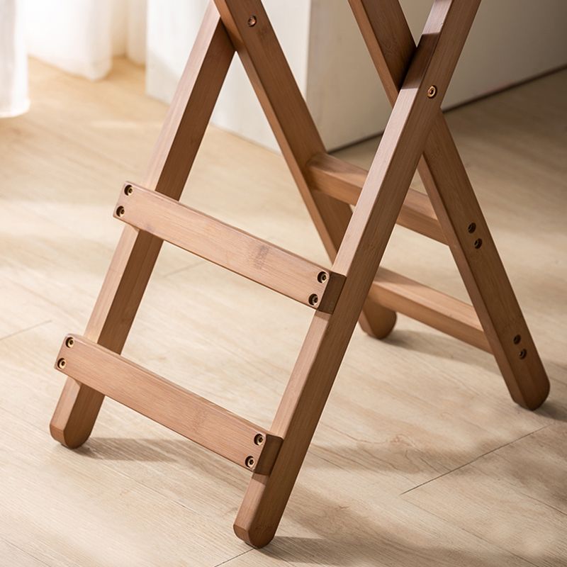 Minimalismus-Barhocker mit Holzrückenlehne für den Innenbereich, zusammenklappbare Thekenhocker, 1 Stück