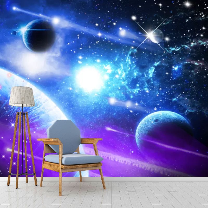 Photo Style Galaxy Wall Mural Extra Large Wall Covering for Ceiling Decor, Made to Measure