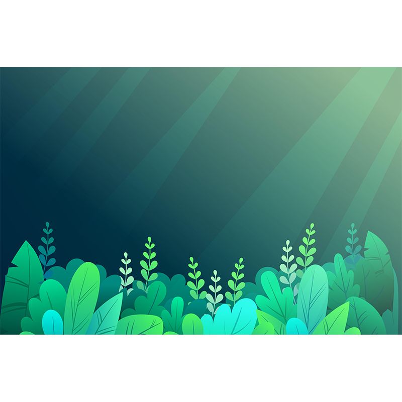 Tropical Style Mural Wallpaper Tropical Plants Bedroom Wall Mural