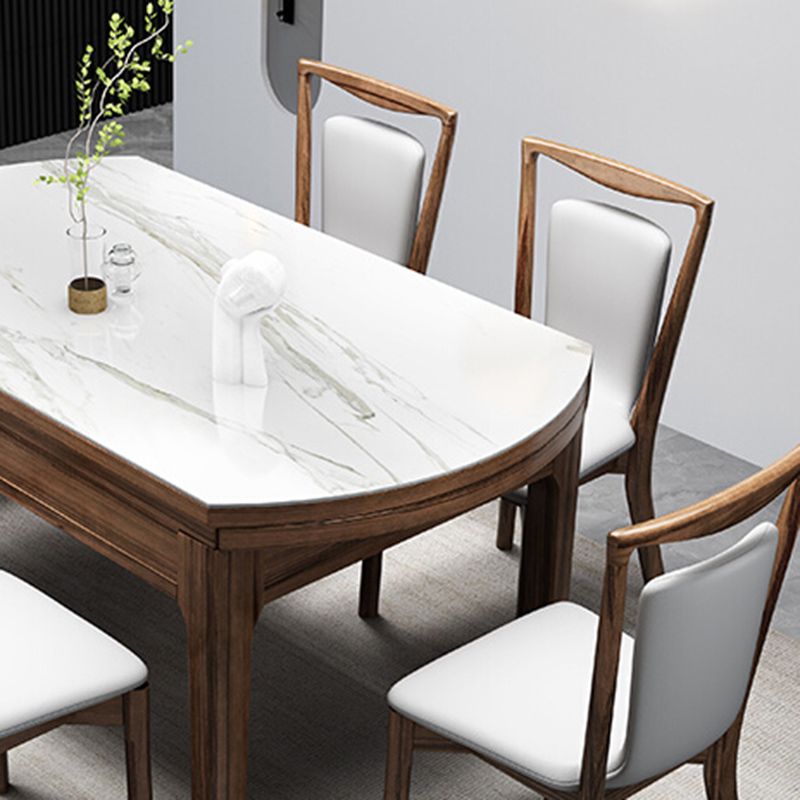 Contemporary 1/2/7 Pieces Furniture Round Stone Dining Set for Restaurant