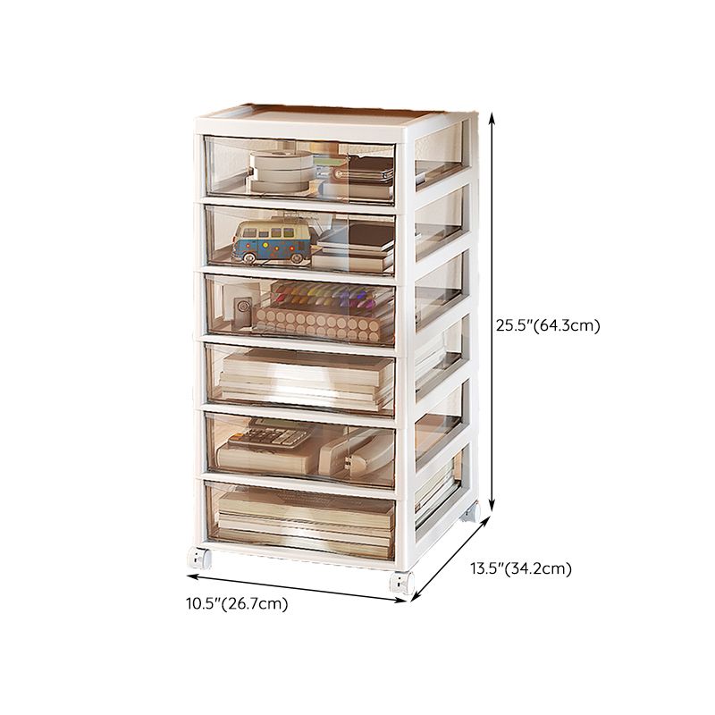 Modern Plastic Drawers File Cabinet Storage Filing Cabinet for Office