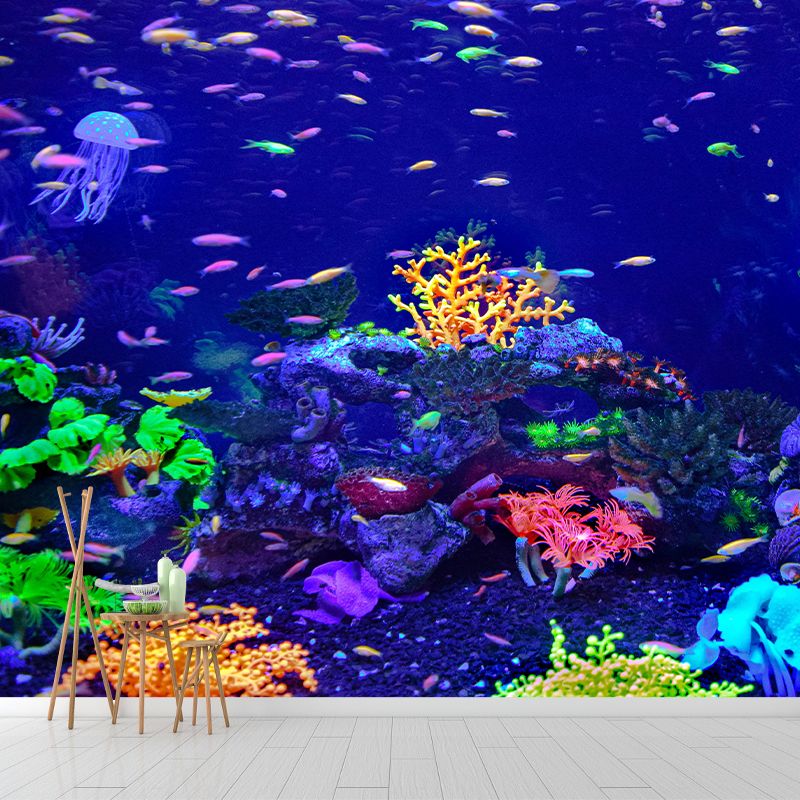 Tropical Creatures Removable Wall Mural for Sleeping Room Home Decor, Waterproofing