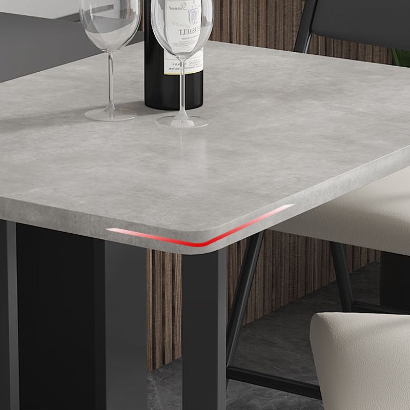 Contemporary Style Folding Dining Table Rectangle Table for Home
