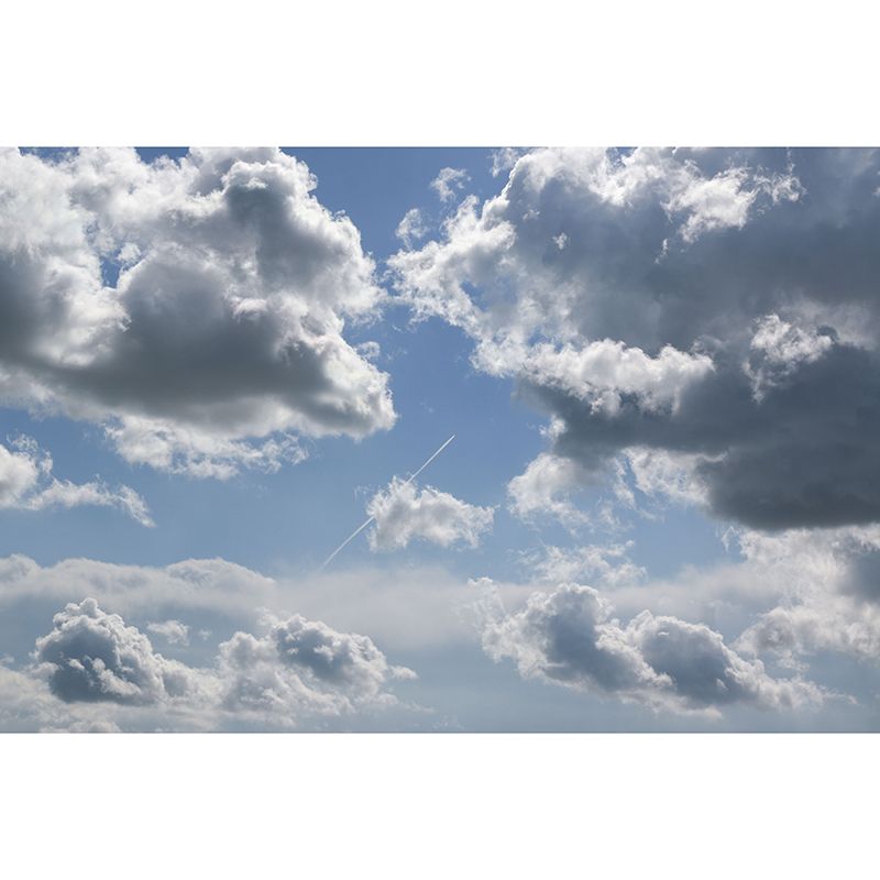 Clear Sky Wall Mural Wallpaper for Dining Room Universe Wall Art, Waterproof