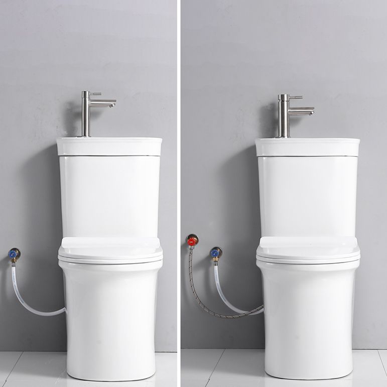Contemporary Siphon Jet Flush Toilet Floor Mount One-Piece Toilet Urine Toilet
