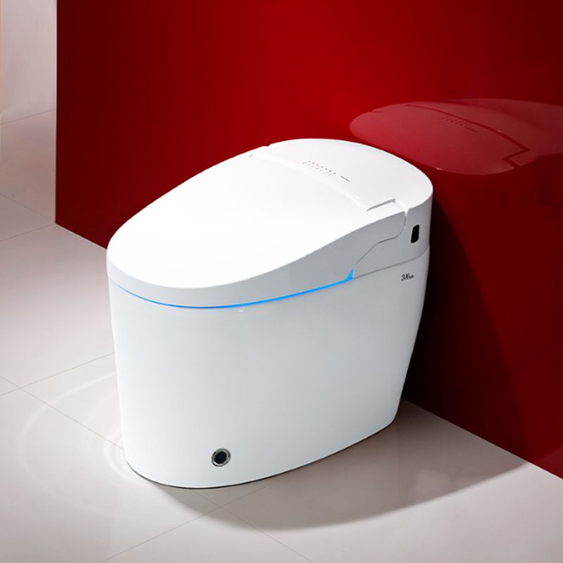 Contemporary Siphon Jet Flush Toilet One Piece Toilet Bowl for Bathroom