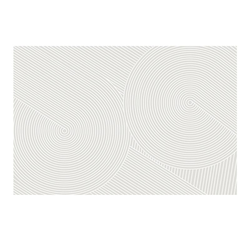 Light Grey Modern Carpet Line Polyester Carpet Stain Resistant Carpet for Home Decor