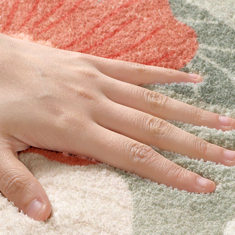 Groen Modern Rug Tapsel Blending Plant Tapijt Non-slip achterste Tapijt voor woonkamer