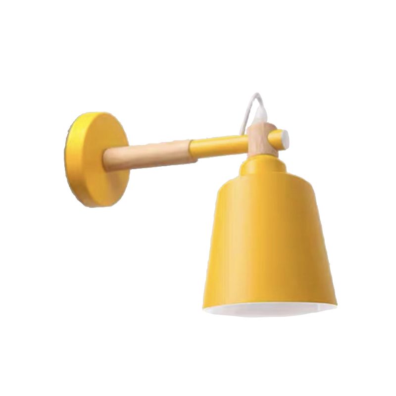 Modern Style Flared Wall Mounted Lamps Metal 1 Light Wall Lighting Ideas