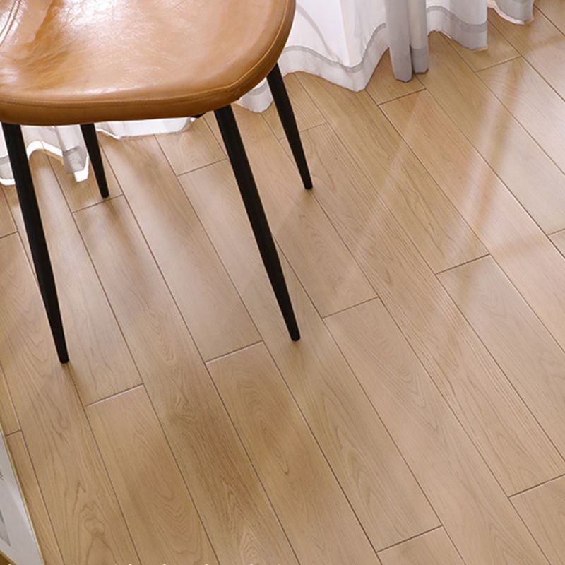 Traditional Side Trim Piece Solid Wood Click-Locking Wire Brushed Hardwood Deck Tiles
