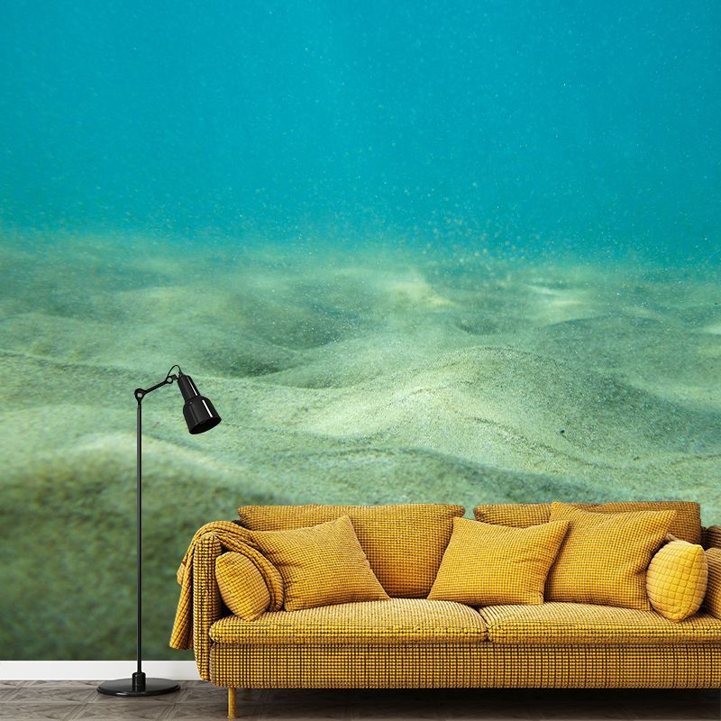 Underwater Photography Modern Wallpaper Environmental Living Room Wallpaper