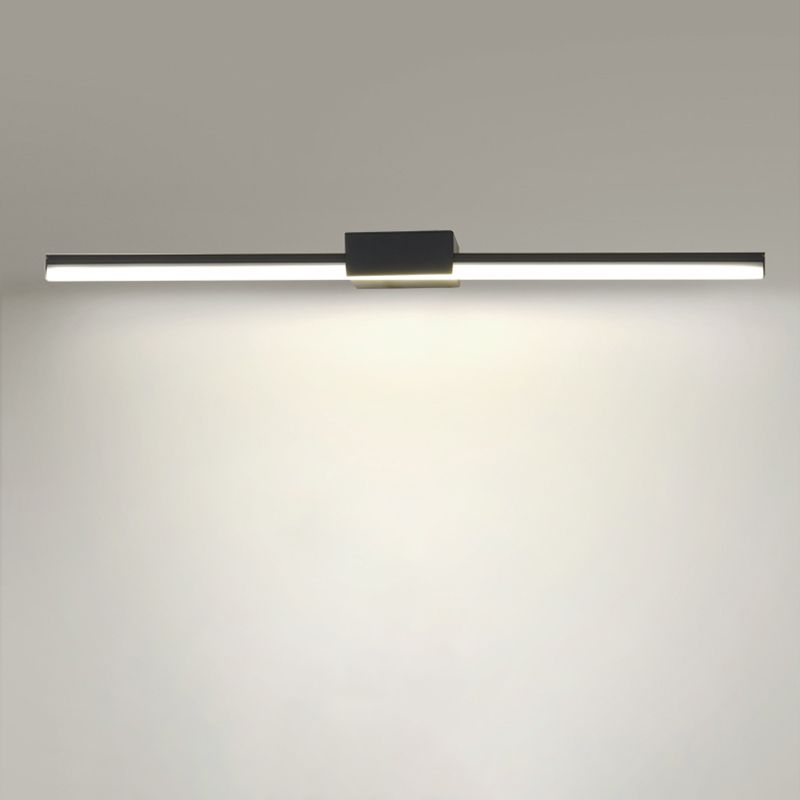 Modern Minimalist Style Linear Wall Mounted Vanity Lights Metal Vanity Wall Light Fixtures for Bathroom