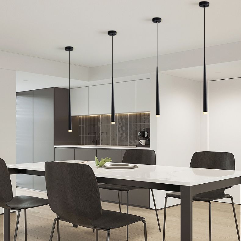 Metal Geometric Shape Hanging Light Modern Style Multi Lights Hanging Light Mount Fixture