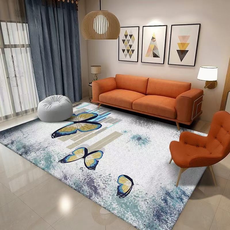 Prachtig tapijt Modern Area Rug Polyester Stain Resistent Washable Area Rug voor woonkamer