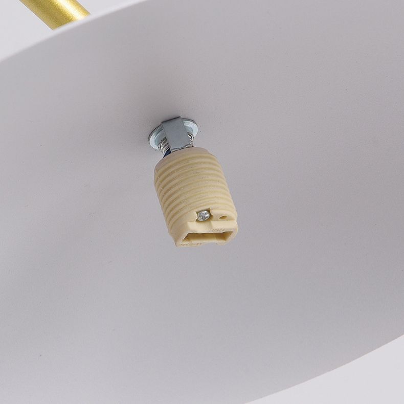 Gold and White Island Lights Contemporary Pendant Lights for Dining Room