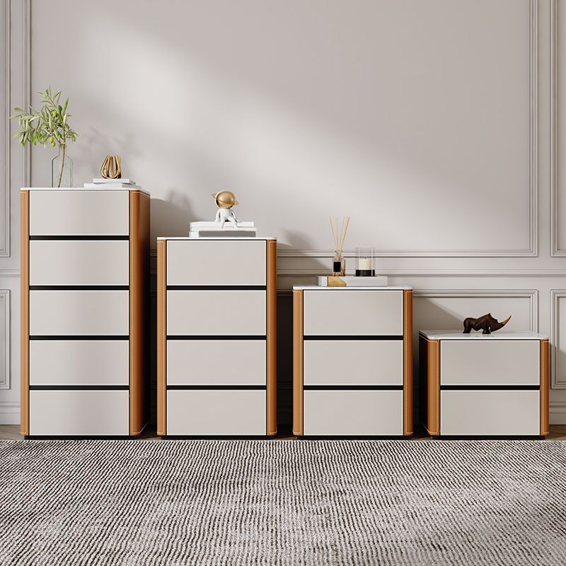 Modern Storage Chest Dresser Stone Storage Chest with 2/3/4/5 Drawers