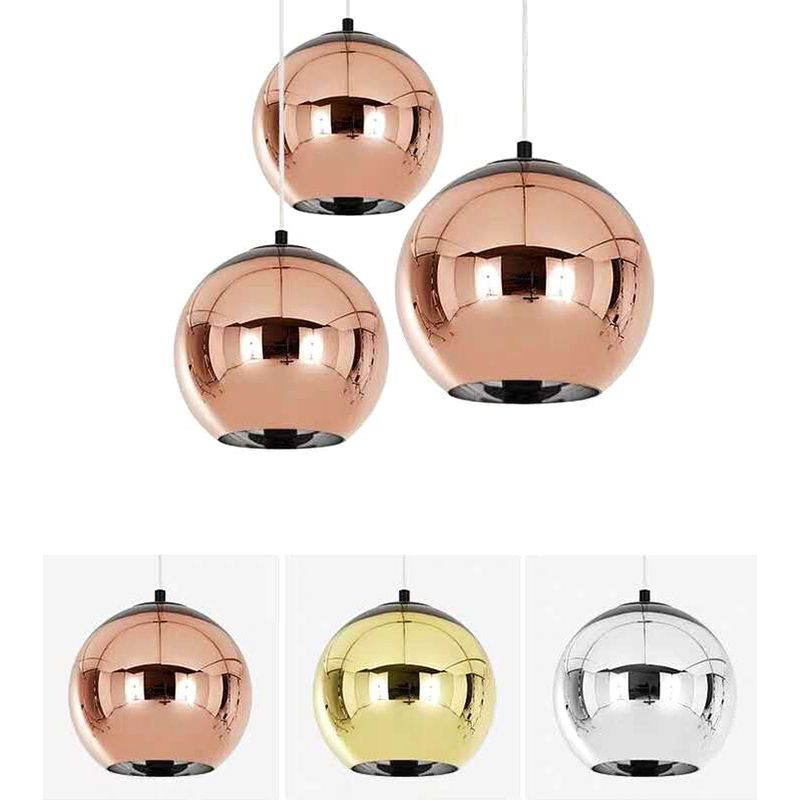 Kreise Sphäre Anhänger Beleuchtungsbestand Modernes Glasrestaurant -Federung Licht