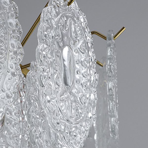 Contemporary Glass Ceiling Lamp Creative Flush Mount Light Fixture